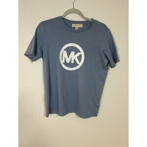 Michael Kors Blue MK Logo T-Shirt Men’s Small Designer Tee Core of Kors NWT